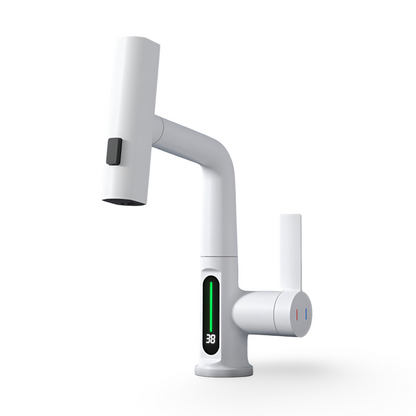 Skanto | Adjustable Kitchen Faucet with Temperature Display