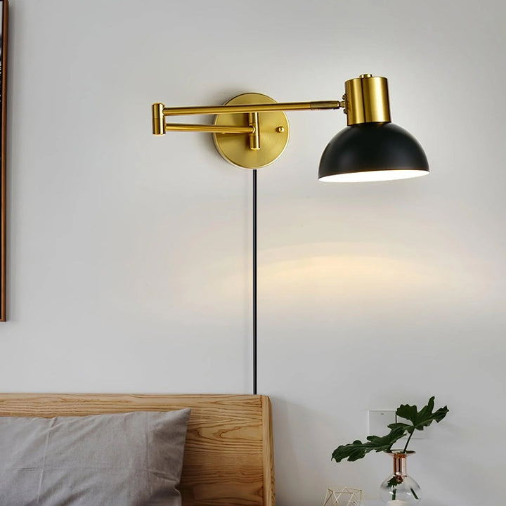 Adjustable Arm Plug In Wall-mounted light Wall Lamp | Kalsten