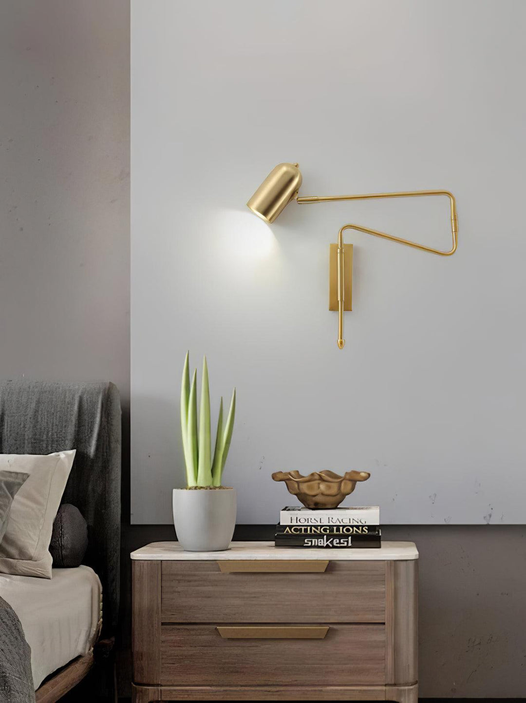 Adjustable Arm Plug In Wall-mounted light Wall Lamp | Kalsten