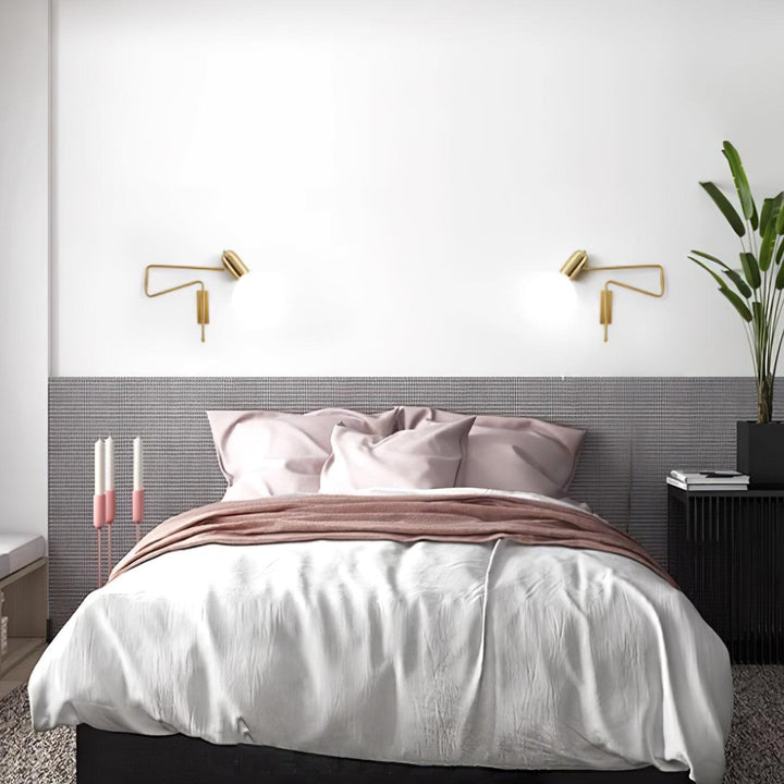 Adjustable Arm Plug In Wall-mounted light Wall Lamp | Kalsten