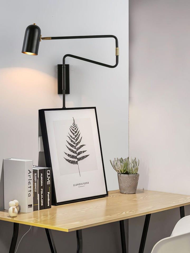 Adjustable Arm Plug In Wall-mounted light Wall Lamp | Kalsten