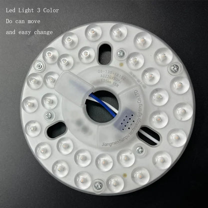42/52 Inch Ceiling Fans with LED Lights - 3 Colors, 6 Speeds DC Motor, Remote Control, Low Profile Decorative Fans with Lighting | Karnz