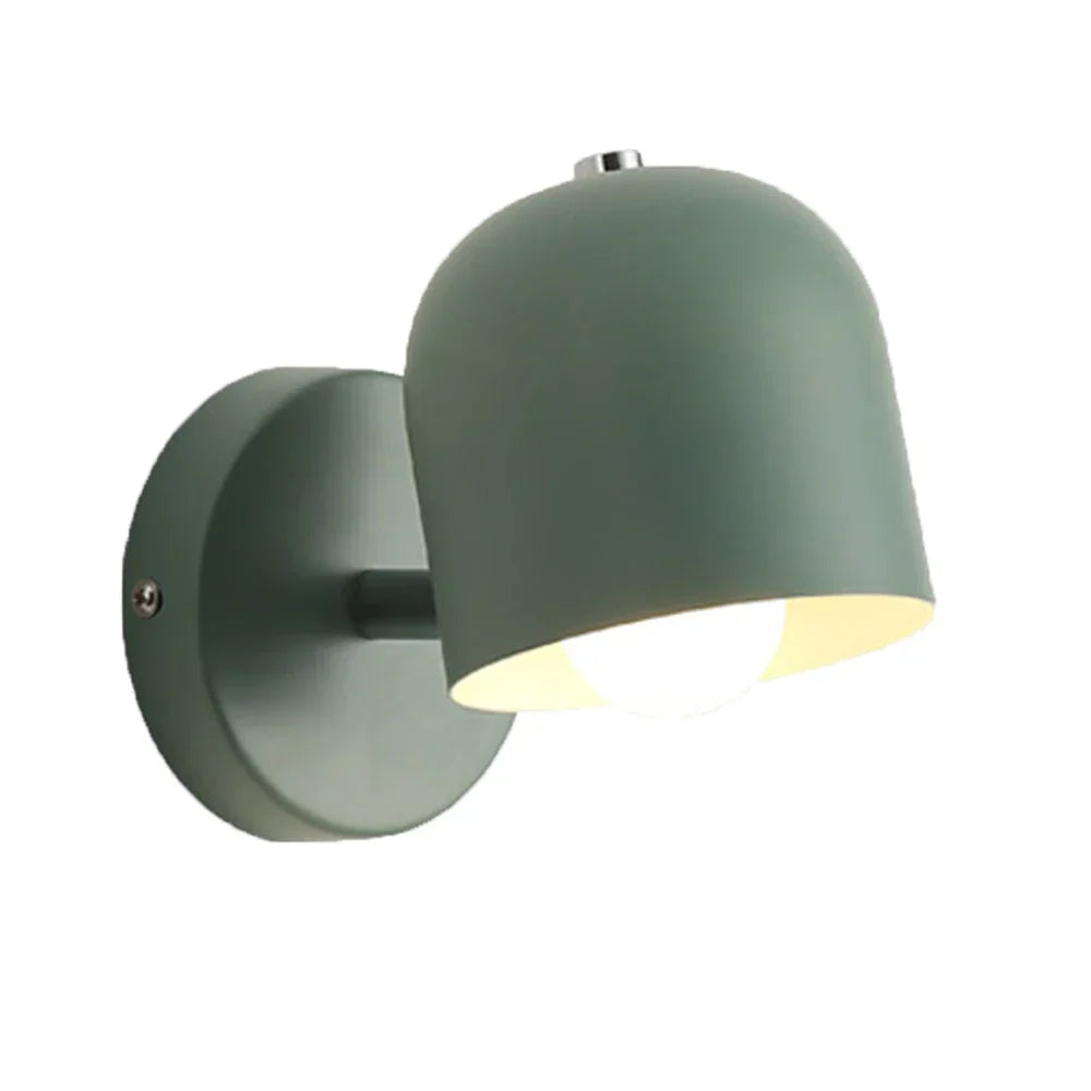 Modern Simple Iron Art Wall Light – E27 Bedside Lamp for Bedroom, Living Room, and Stairway | Kalsten