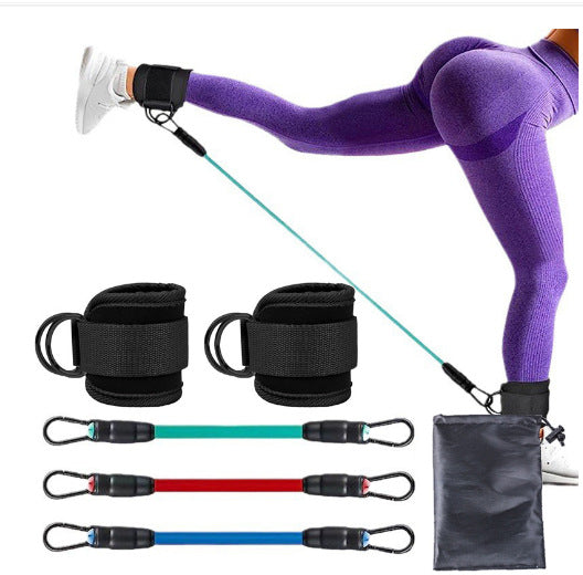 Ankle Fitness Band Set with Foot Straps | Kalsten