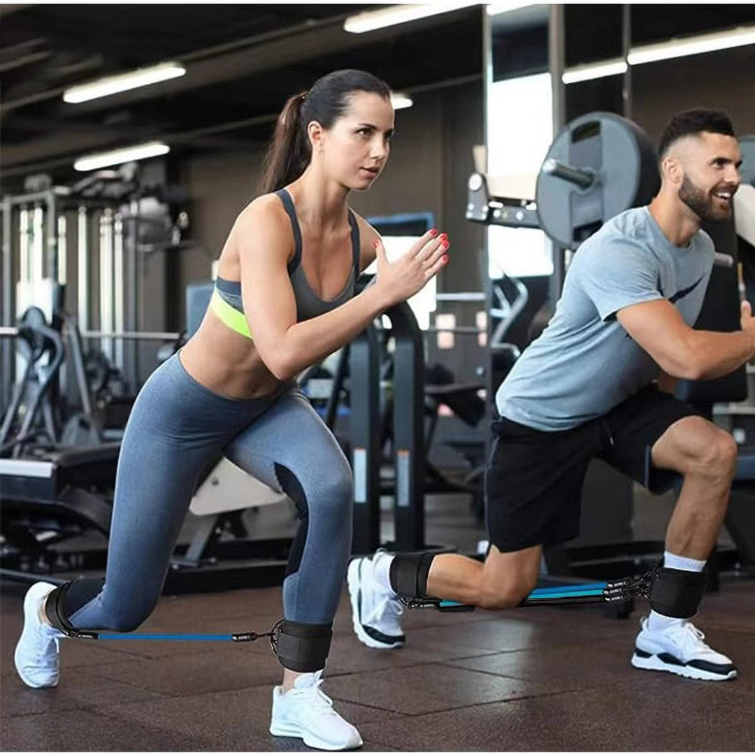 Ankle Fitness Band Set with Foot Straps | Kalsten