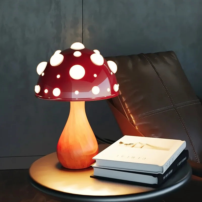 Tricolored Mushroom Warm Light Atmosphere Lamp | Kalsten