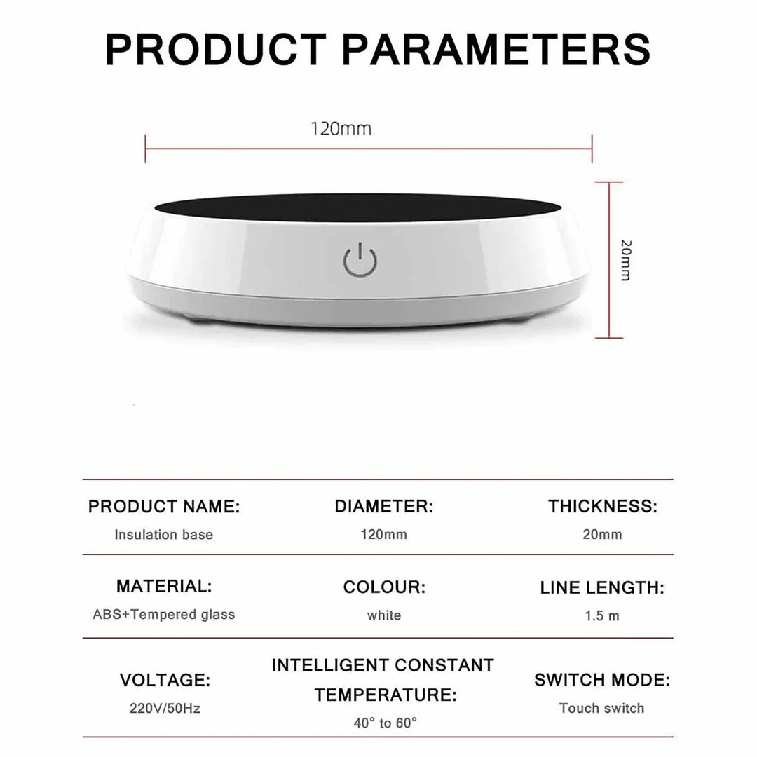 Kalsten | Gravity-Induction Quick Mug Warmer Coaster