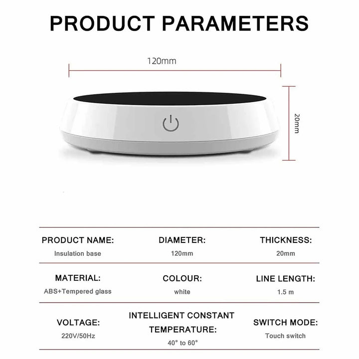 Kalsten | Gravity-Induction Quick Mug Warmer Coaster