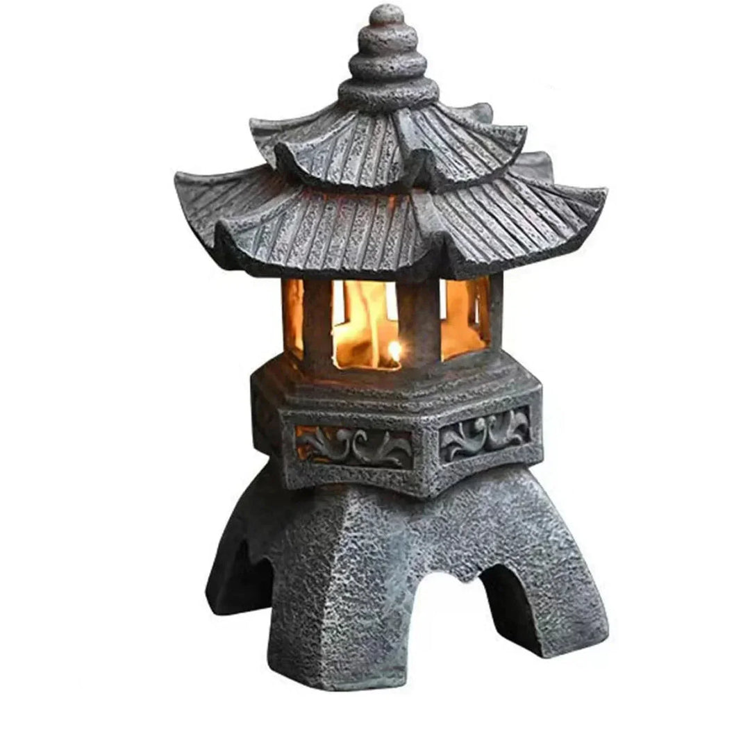 Japanese garden lantern - Weatherproof LED outdoor lighting for Zen gardens | Kalsten