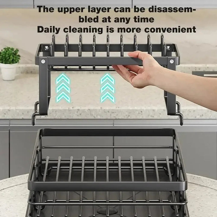 Adjustable Stainless Steel Dish Drying Rack