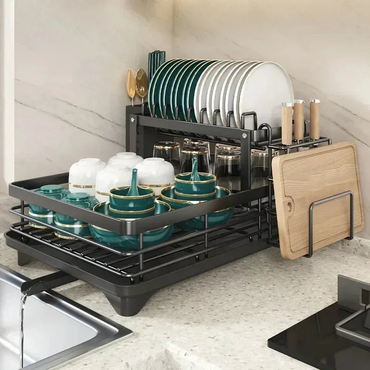 Adjustable Stainless Steel Dish Drying Rack