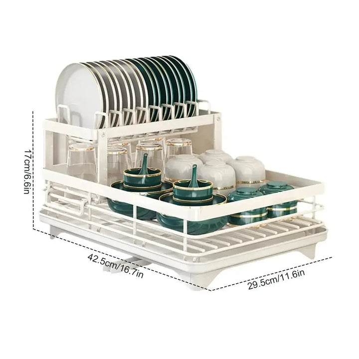 Adjustable Stainless Steel Dish Drying Rack