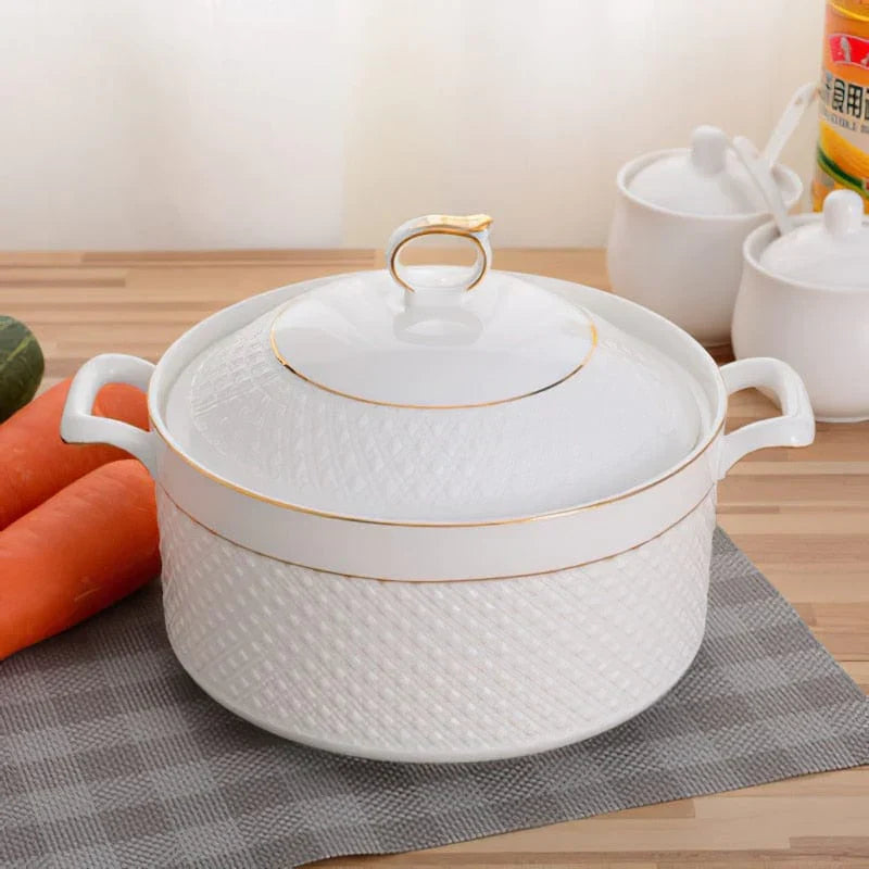 Agnes Ceramic Soup Pot | Kalsten
