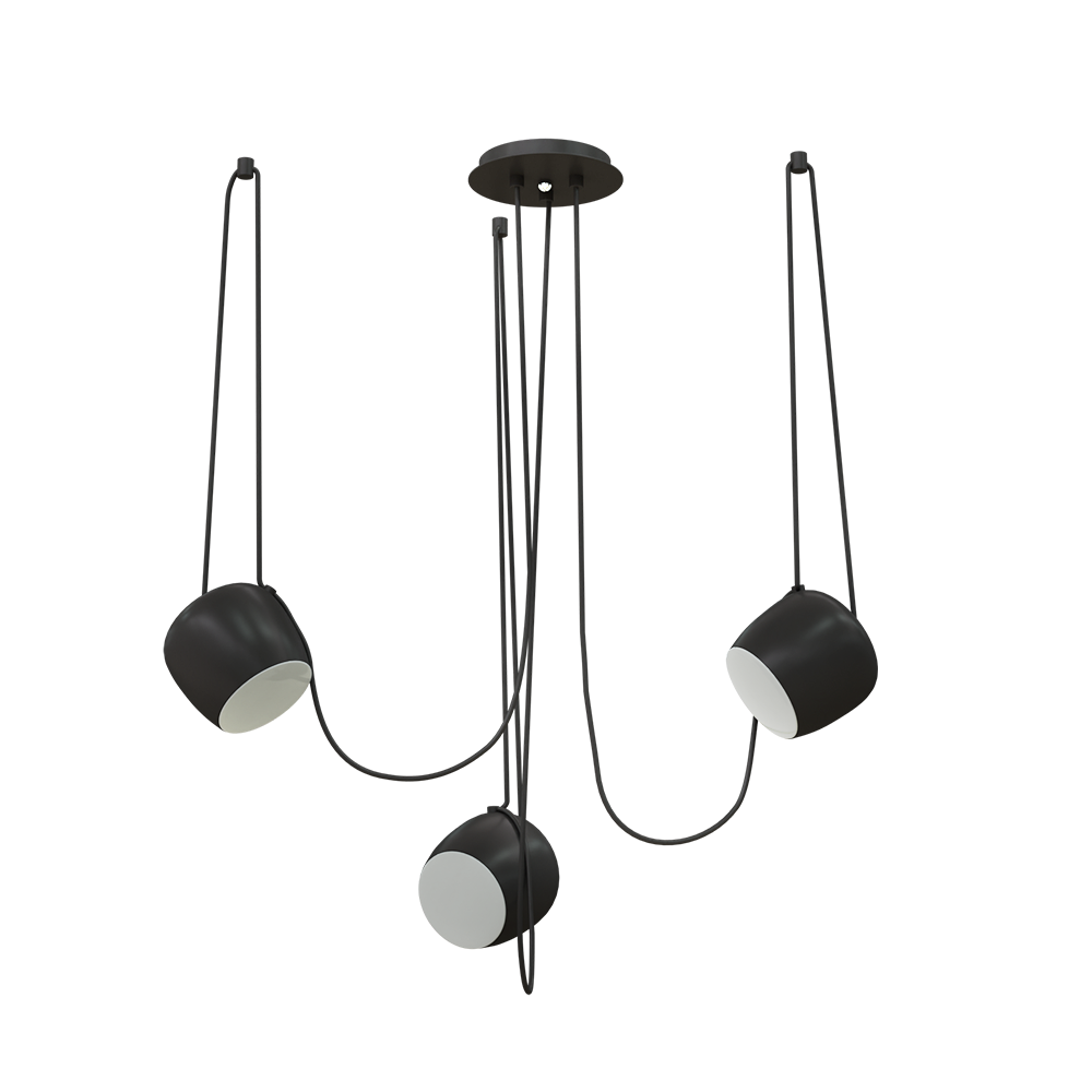 Pendant Light Aluminum 10W Dimmable 9.8 in Modern Living Room Kitchen Hanging Lamp Adjustable Cable Design | Kalsten
