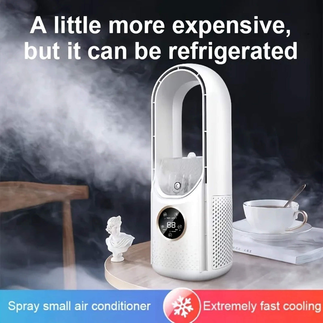 Bladeless Portable Air Conditioner | Ultra-Quiet, Ergonomic Design & Ideal for Home and Office Use | Kalsten