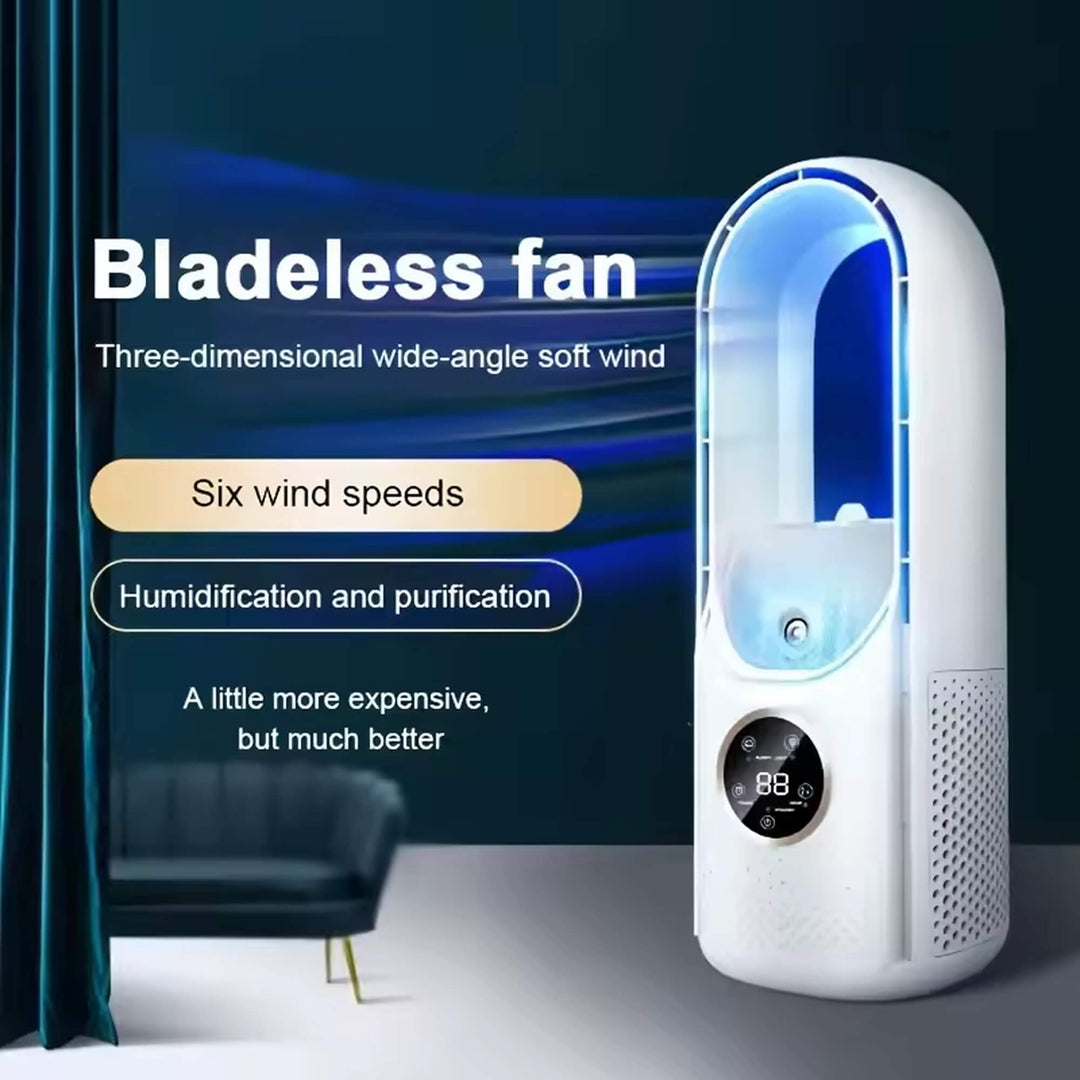 Bladeless Portable Air Conditioner | Ultra-Quiet, Ergonomic Design & Ideal for Home and Office Use | Kalsten