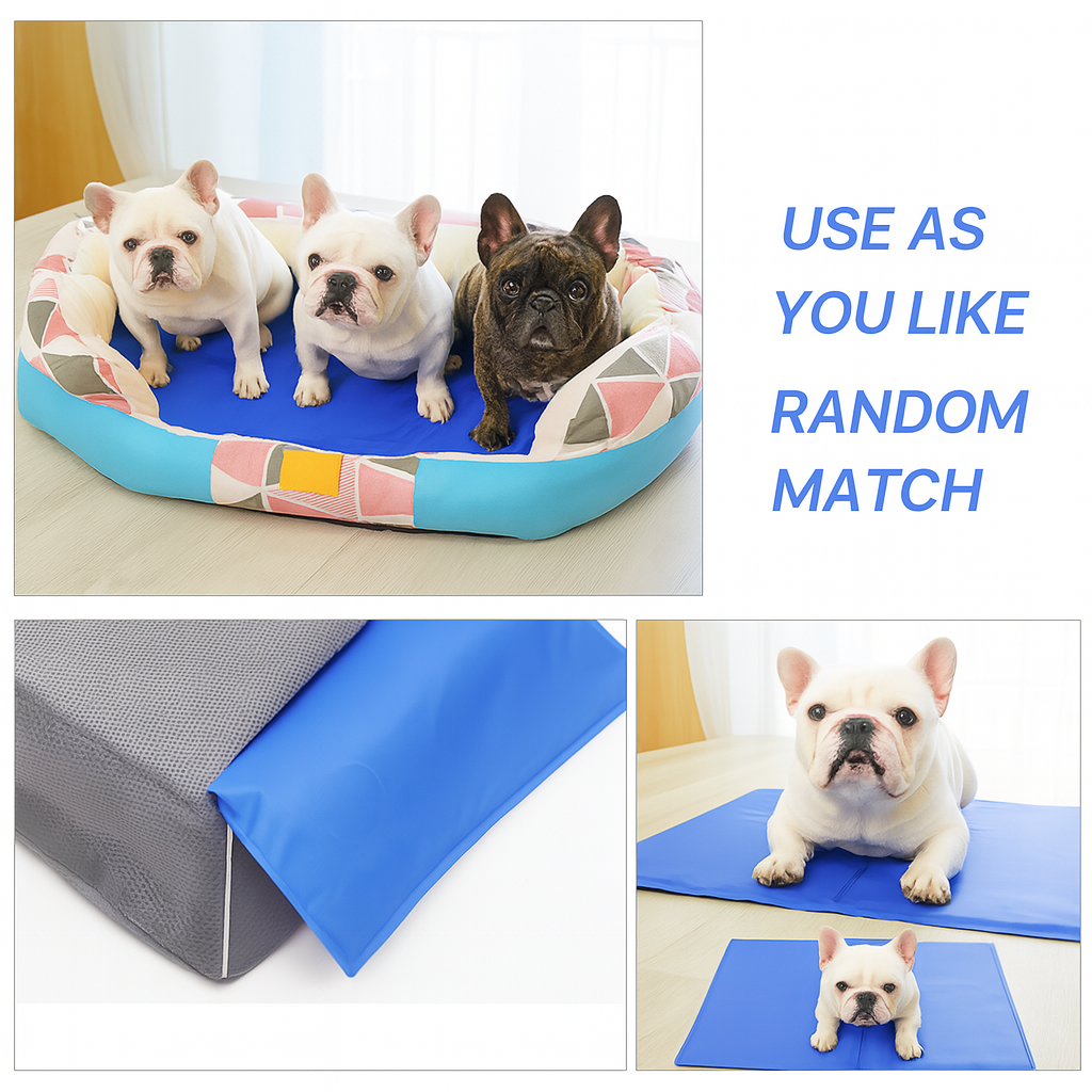 Aircooly Frenchie Cooling Bed – Non-Icy Soft Breathable Summer Gel Cool Mat | Kalsten