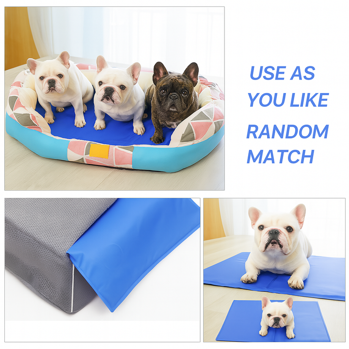 Aircooly Frenchie Cooling Bed – Non-Icy Soft Breathable Summer Gel Cool Mat | Kalsten