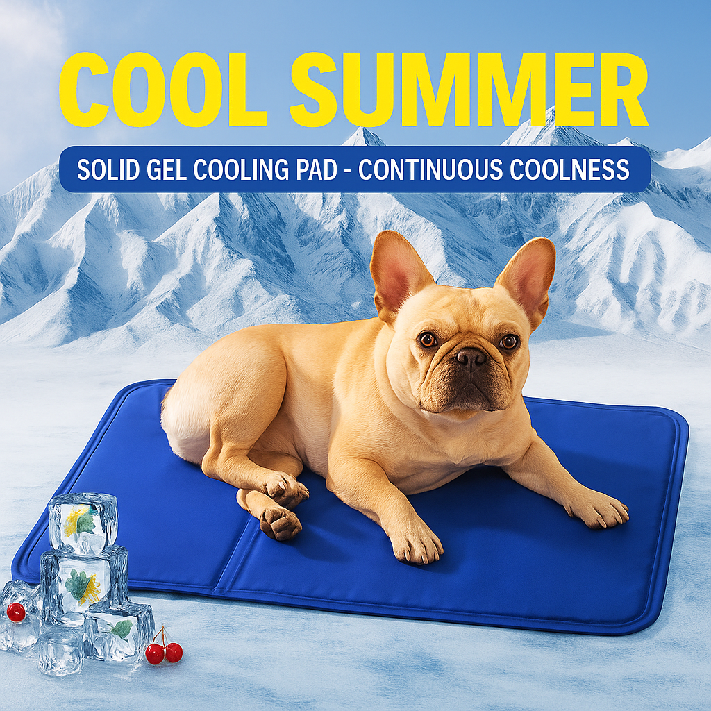 Aircooly Frenchie Cooling Bed – Non-Icy Soft Breathable Summer Gel Cool Mat | Kalsten