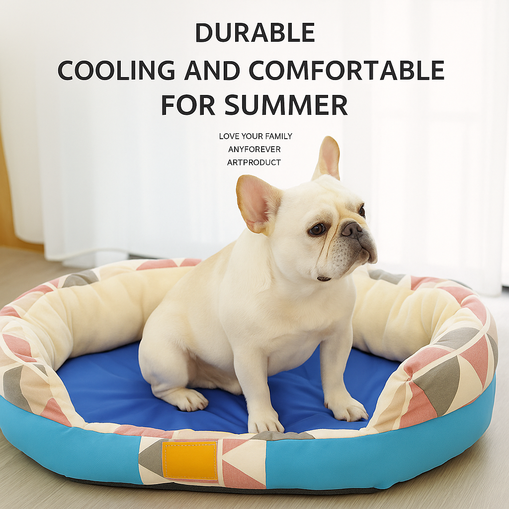 Aircooly Frenchie Cooling Bed – Non-Icy Soft Breathable Summer Gel Cool Mat | Kalsten