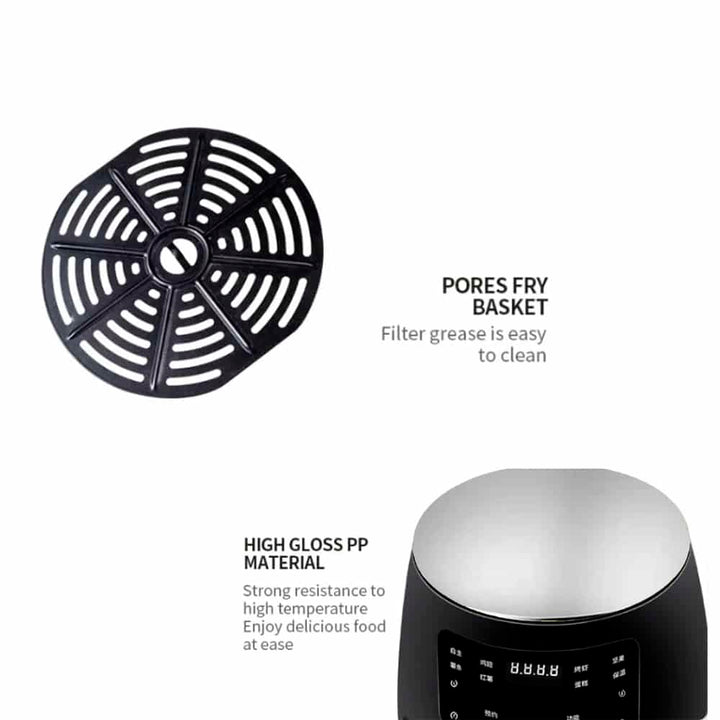 Airfryer 3.5 Liter (low fat: Grilling, Baking, Frying and Deep Frying) | Kalsten
