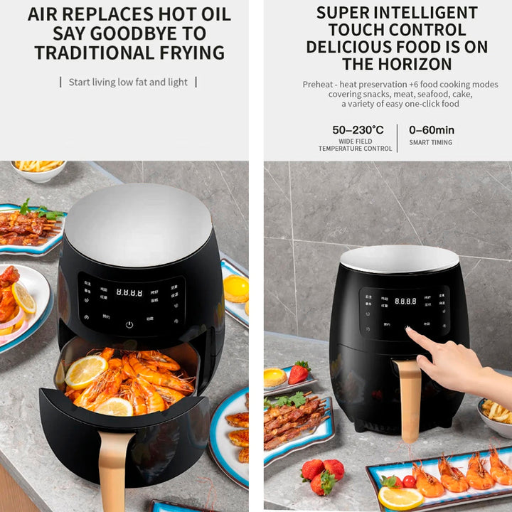 Airfryer 3.5 Liter (low fat: Grilling, Baking, Frying and Deep Frying) | Kalsten