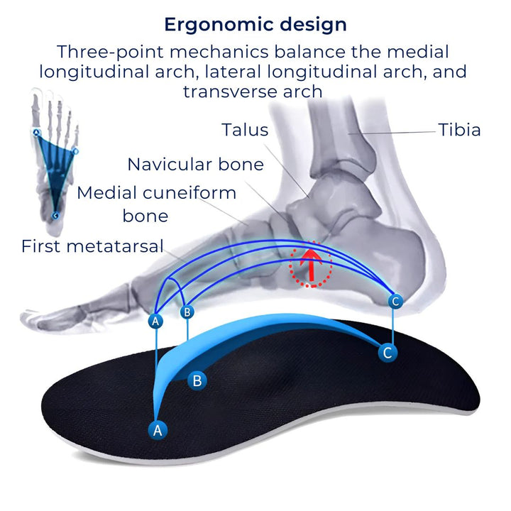 AlignPro Shoe Inserts Pronation Support | Comfort and Stability for Excessive Inward Rolling Foot Control Kalsten