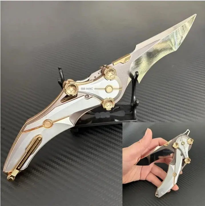 All-Metal Folding Pocket Knife