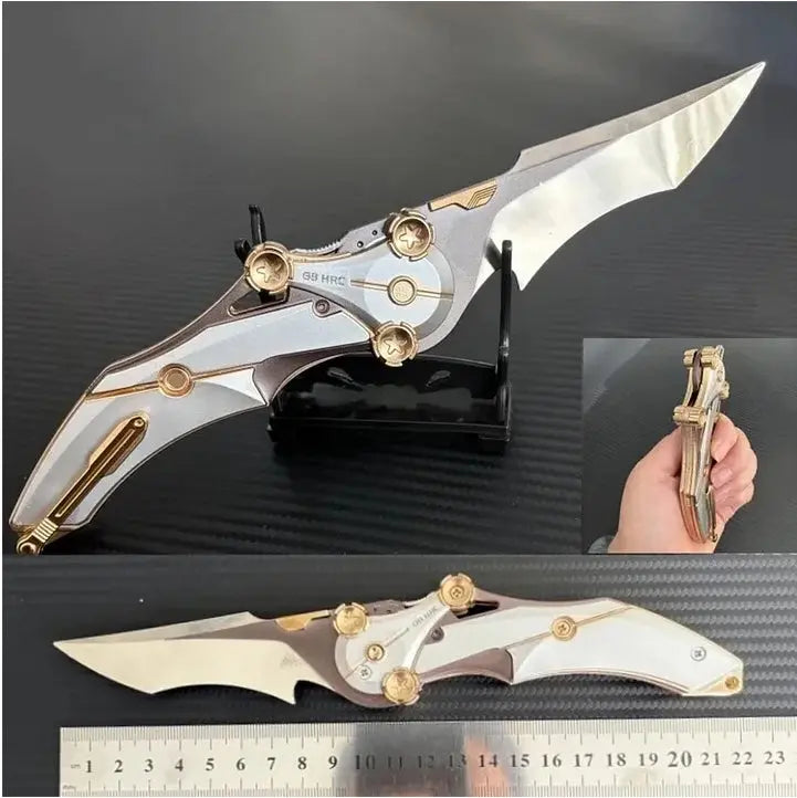 All-Metal Folding Pocket Knife