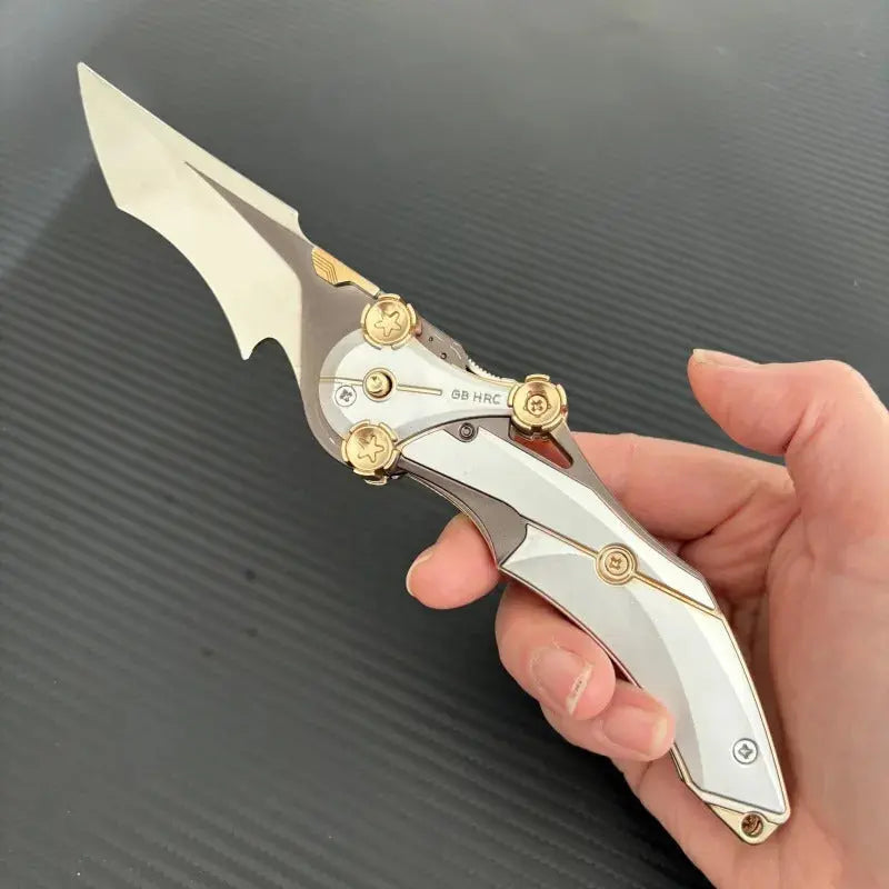 All-Metal Folding Pocket Knife