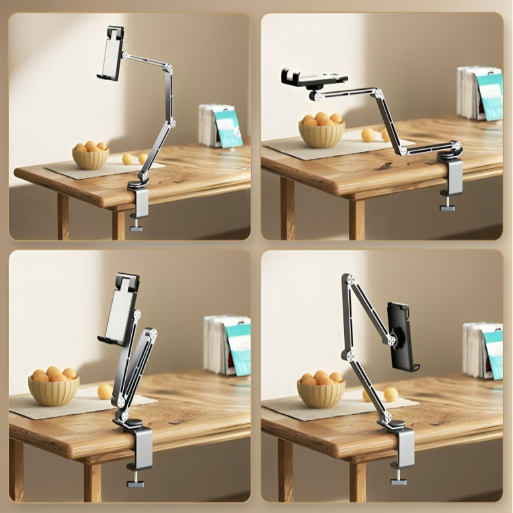 Skanto | Altivo – 360° Adjustable Aluminum Stand for Tablets & Smartphones