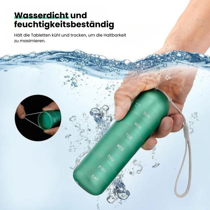 Compact Pill Box Aluminium | Kalsten