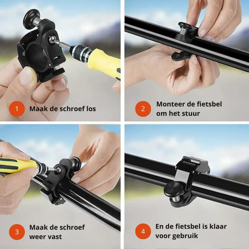 Aluminum bicycle bell 100 dB light | Kalsten