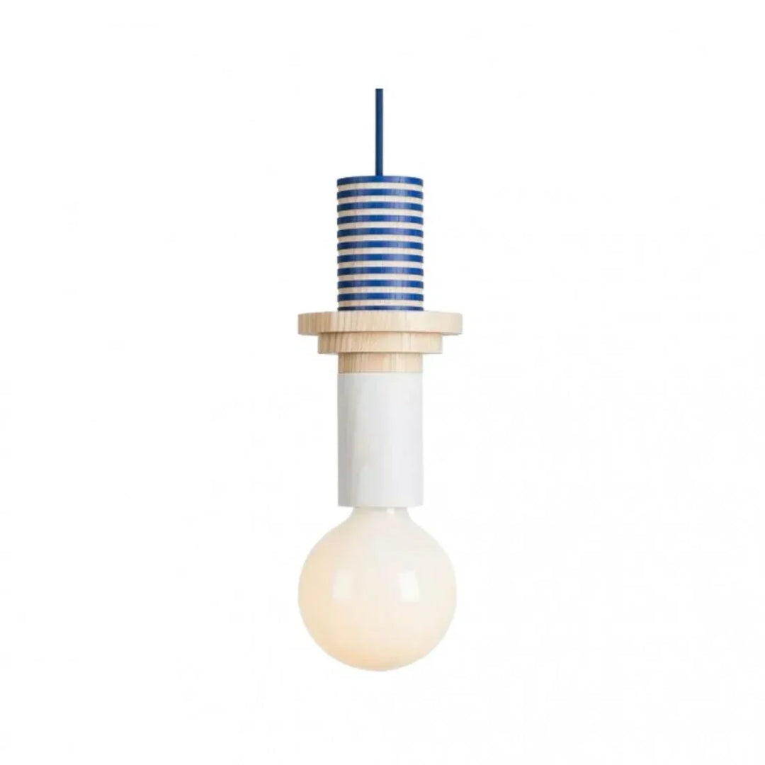 Pendant Light Wood 7.5 in to 16.5 in Multicolor Geometric Dining Living Room Ceiling Lamp Modern Home Decor | Kalsten
