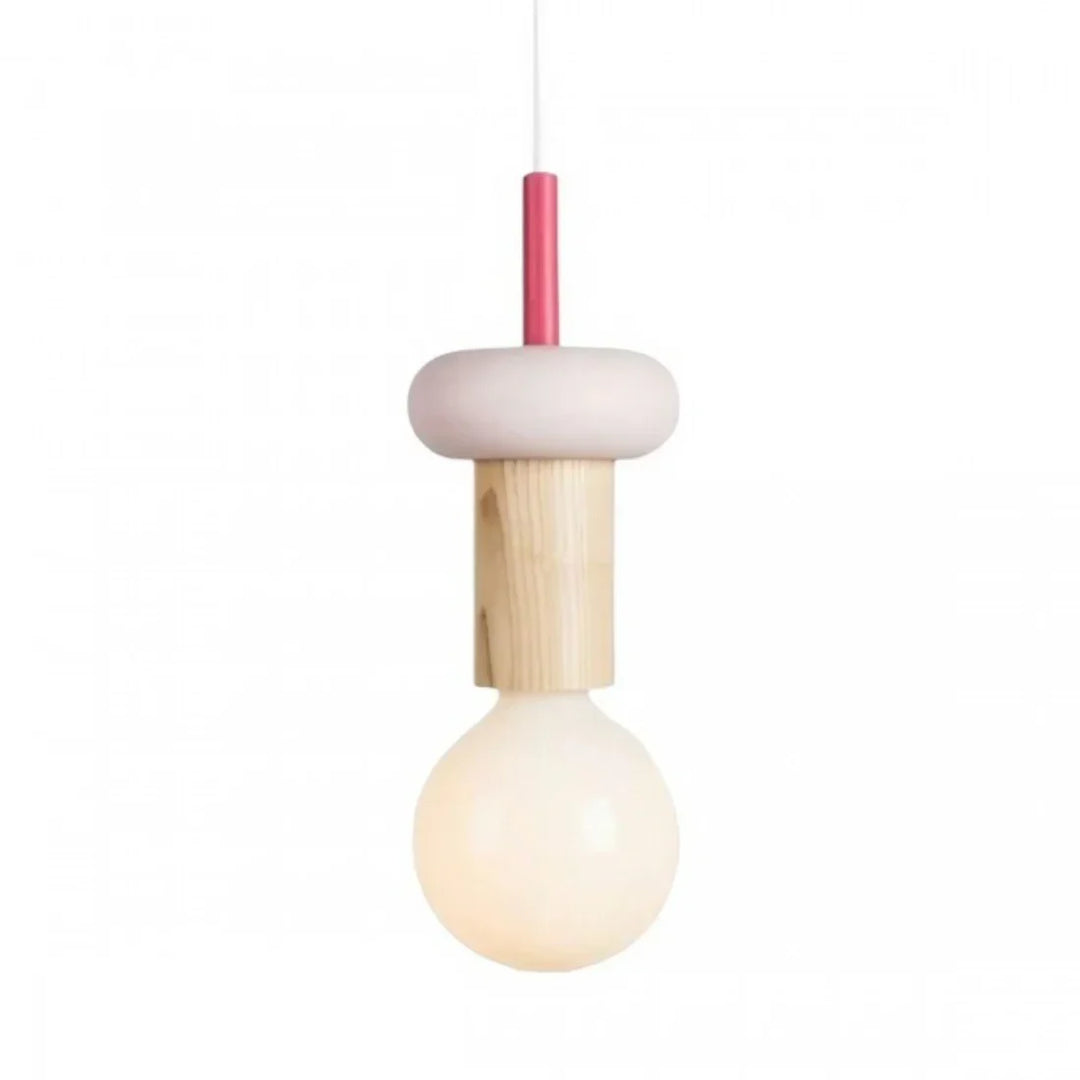 Pendant Light Wood 7.5 in to 16.5 in Multicolor Geometric Dining Living Room Ceiling Lamp Modern Home Decor | Kalsten
