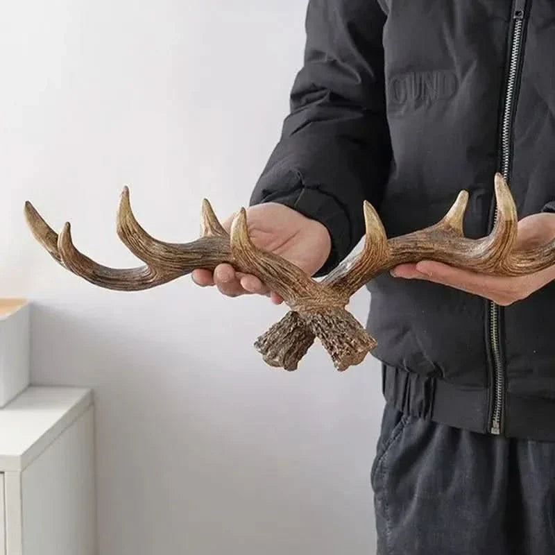 Kalsten | Vintage Antler Wall Hook Rustic Coat Rack