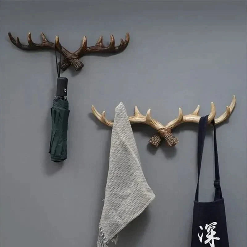 Kalsten | Vintage Antler Wall Hook Rustic Coat Rack
