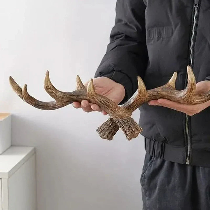 Vintage Antler Wall Hook Coat Rack