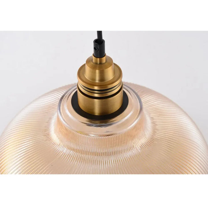 LumiAura Scandinavian Pendant Lamp – Vintage Elegance in Glass Kalsten