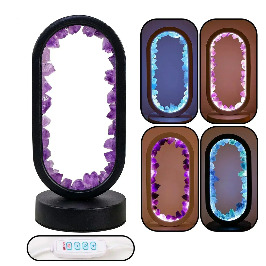 Table lamp with crystal ambient light design | Kalsten