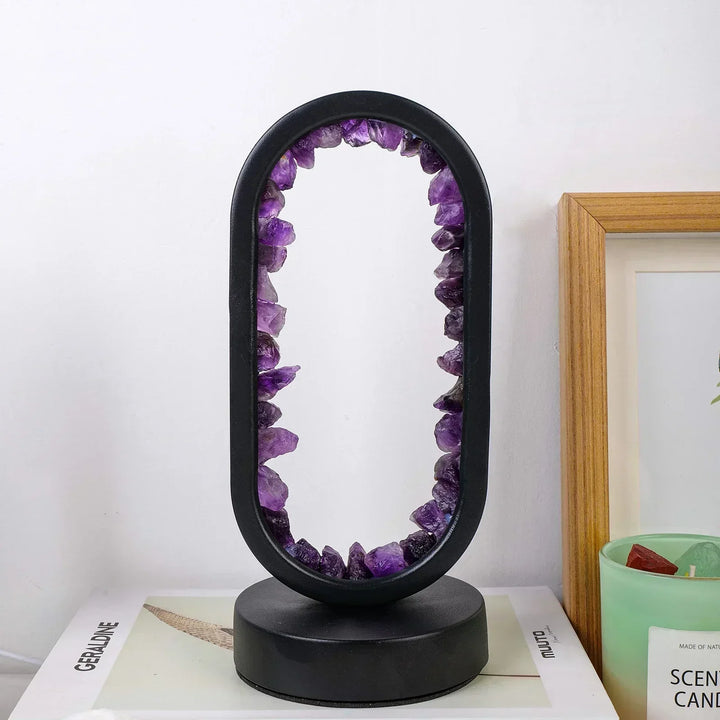 Table lamp with crystal ambient light design | Kalsten