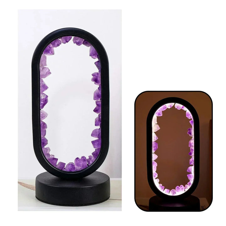 Table lamp with crystal ambient light design | Kalsten