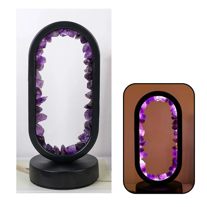 Table lamp with crystal ambient light design | Kalsten