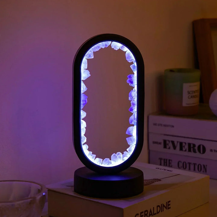 Table lamp with crystal ambient light design | Kalsten