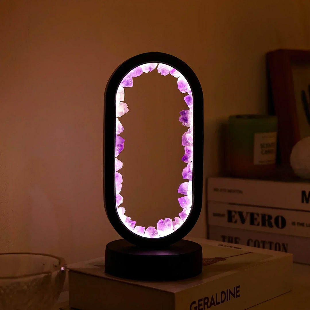 Table lamp with crystal ambient light design | Kalsten