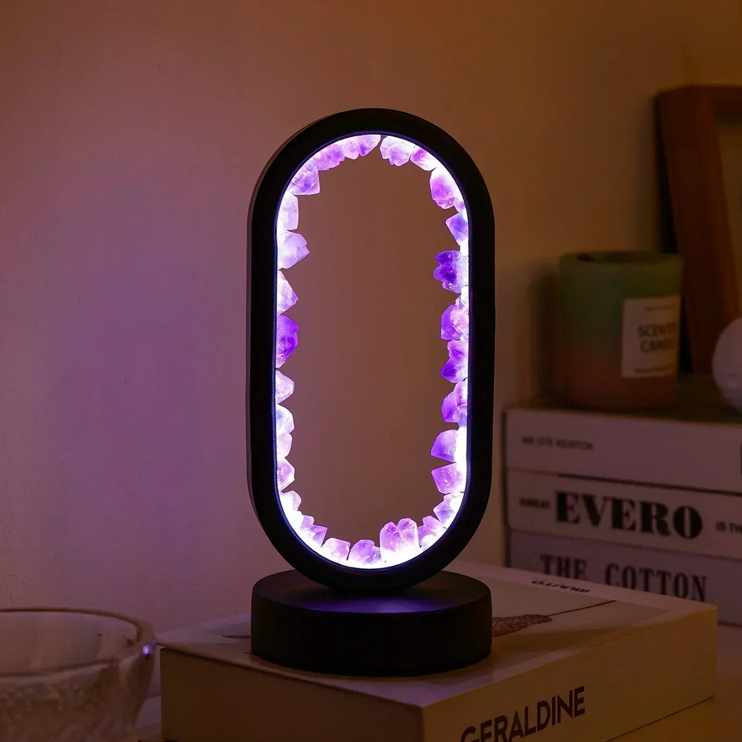 Table lamp with crystal ambient light design | Kalsten