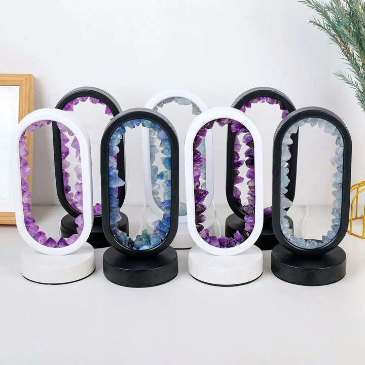 Table lamp with crystal ambient light design | Kalsten