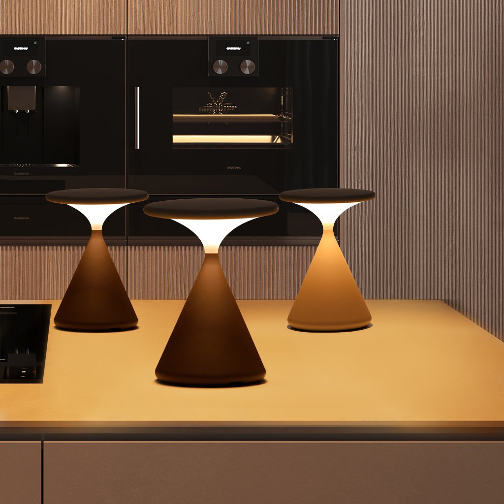 Wireless Table Lamp Amos Hourglass | Kalsten