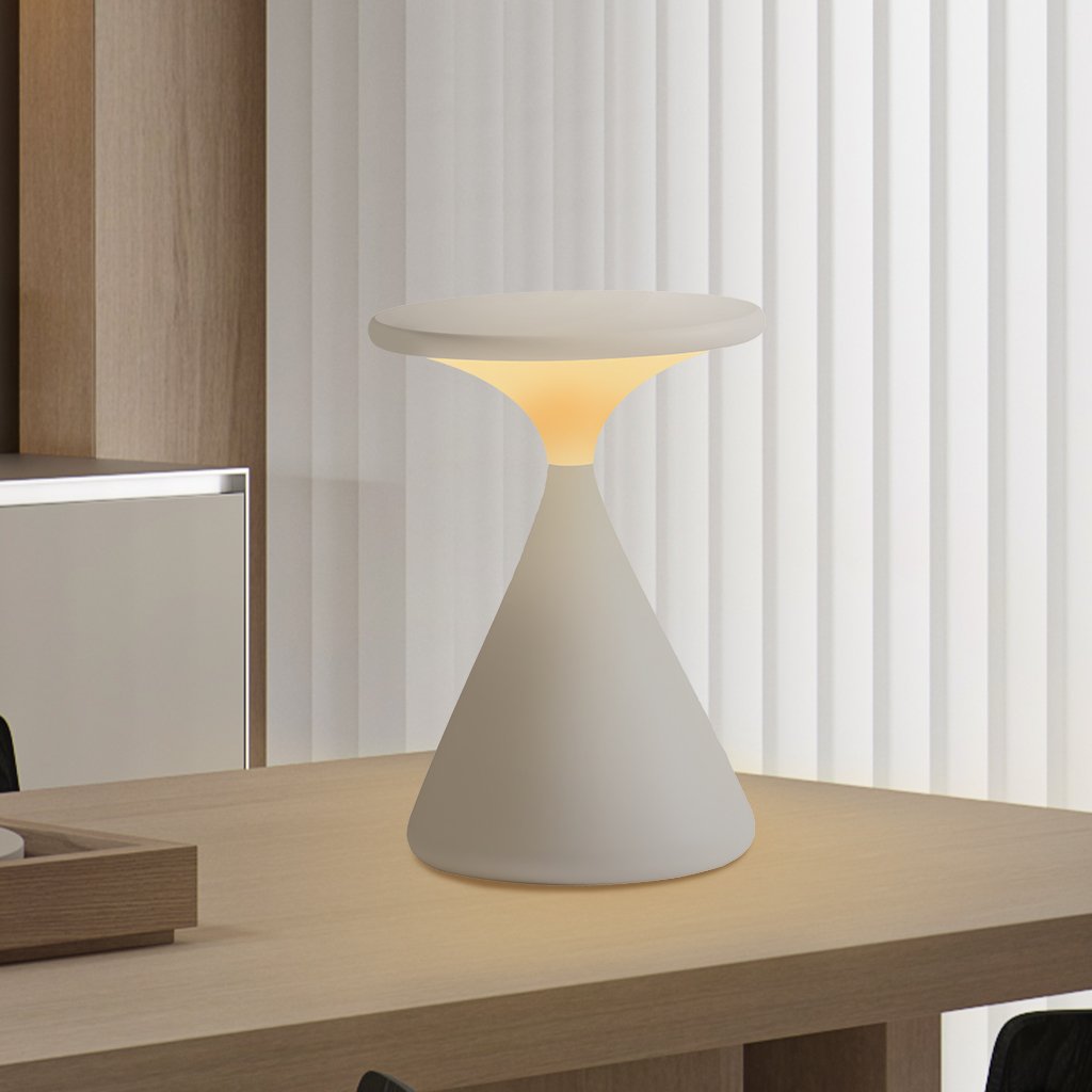 Aeron Hourglass Battery Table Lamp | Dimmable LED Table Lamp Without Cable | Kalsten