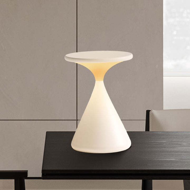 Aeron Hourglass Battery Table Lamp | Dimmable LED Table Lamp Without Cable | Kalsten